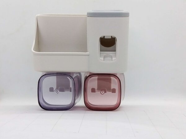 Dispensador crema dental Soportes organizador porta cepillos S